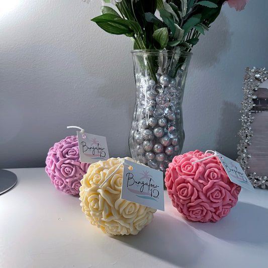 Unscented Rose Flower Ball